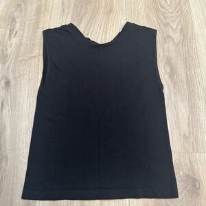 Free People Intimately Black Tank Womens Size XS/S Athletic Crop Top Stretch EUC